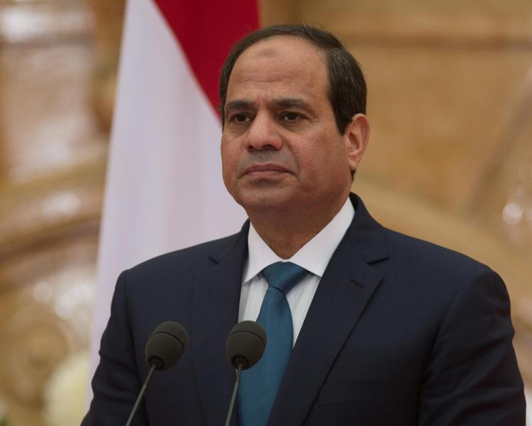 Egypt's president Abdel Fattah al-Sisi 