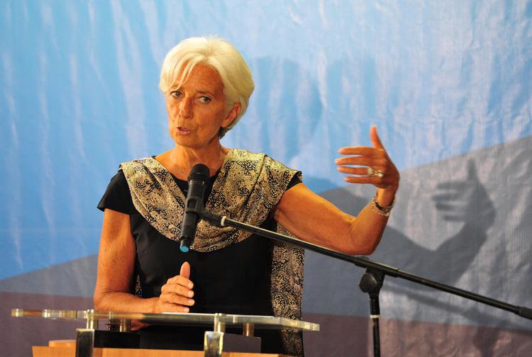 Il numero uno del Fmi Christine Lagarde (Infophoto) - INFOPHOTO