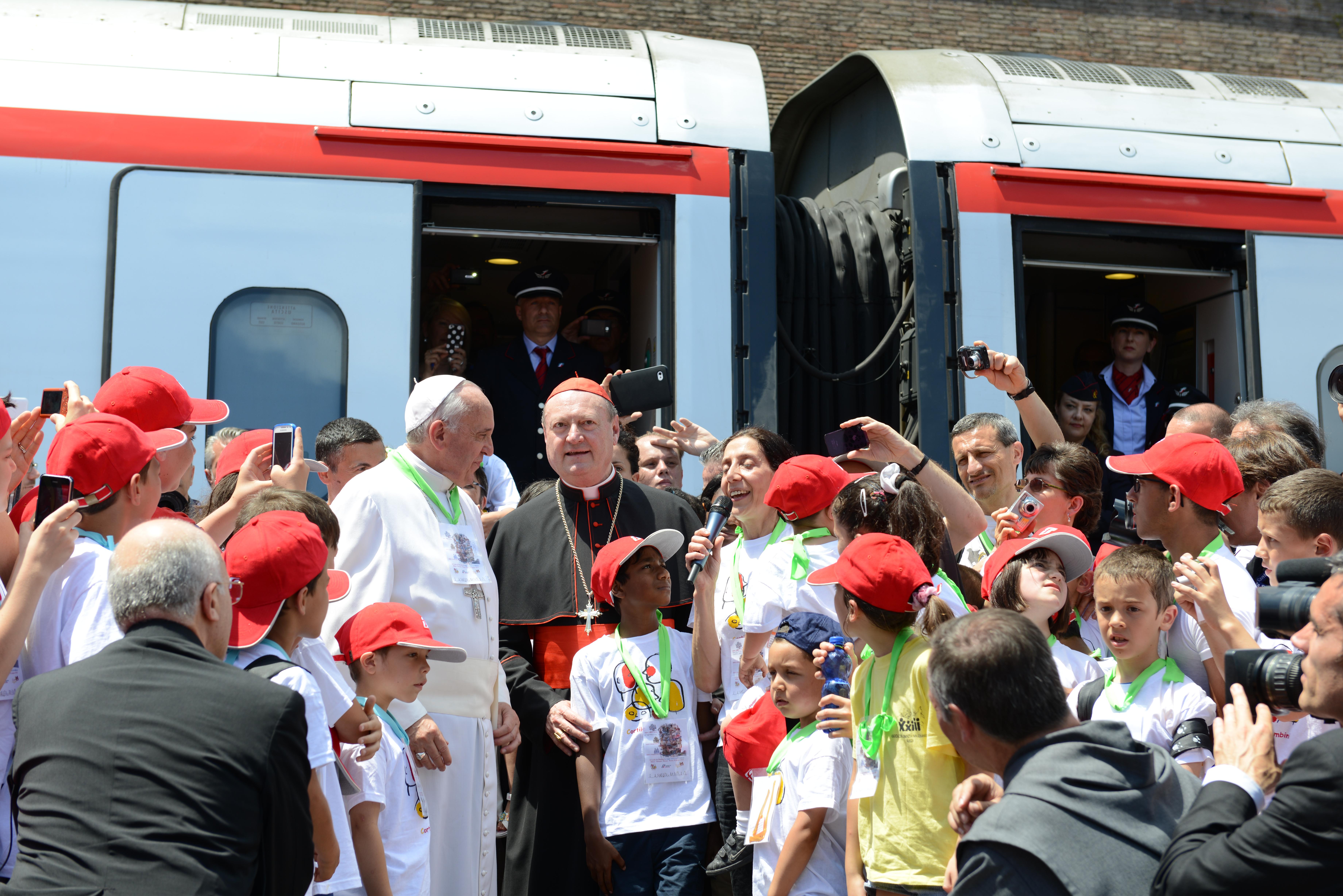 Treno dei Bambini con Papa Francesco (23 giugno 2013) Fs Italiane