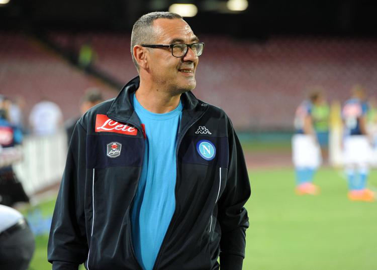Il tecnico del Napoli, Maurizio Sarri (Foto Infophoto)  - INFOPHOTO