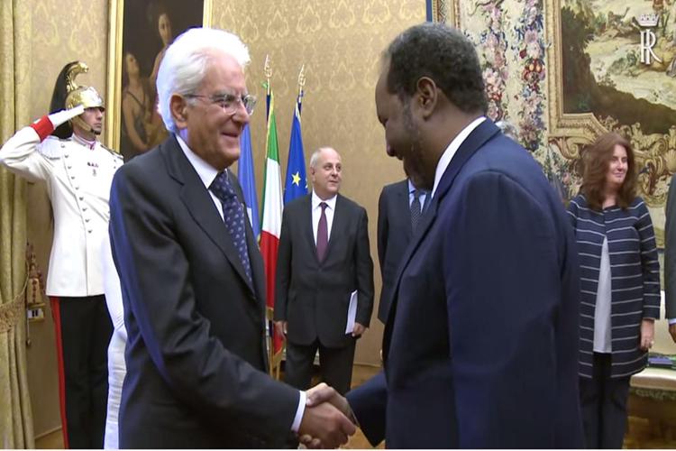Fermo immagine dal video della Presidenza della Repubblica Italiana 