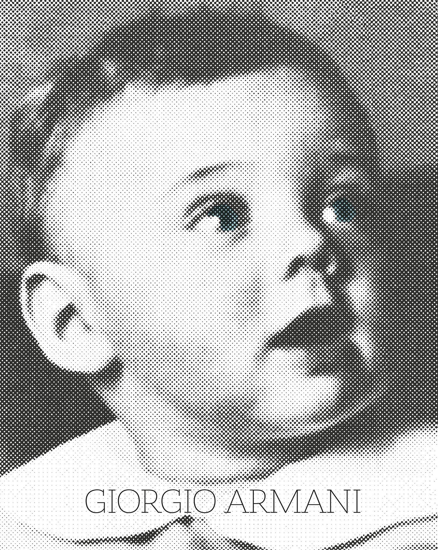 Giorgio Armani, copertina libro