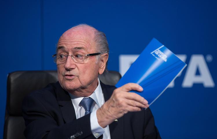 Il presidente della Fifa, Sepp Blatter  (Foto Infophoto) - INFOPHOTO