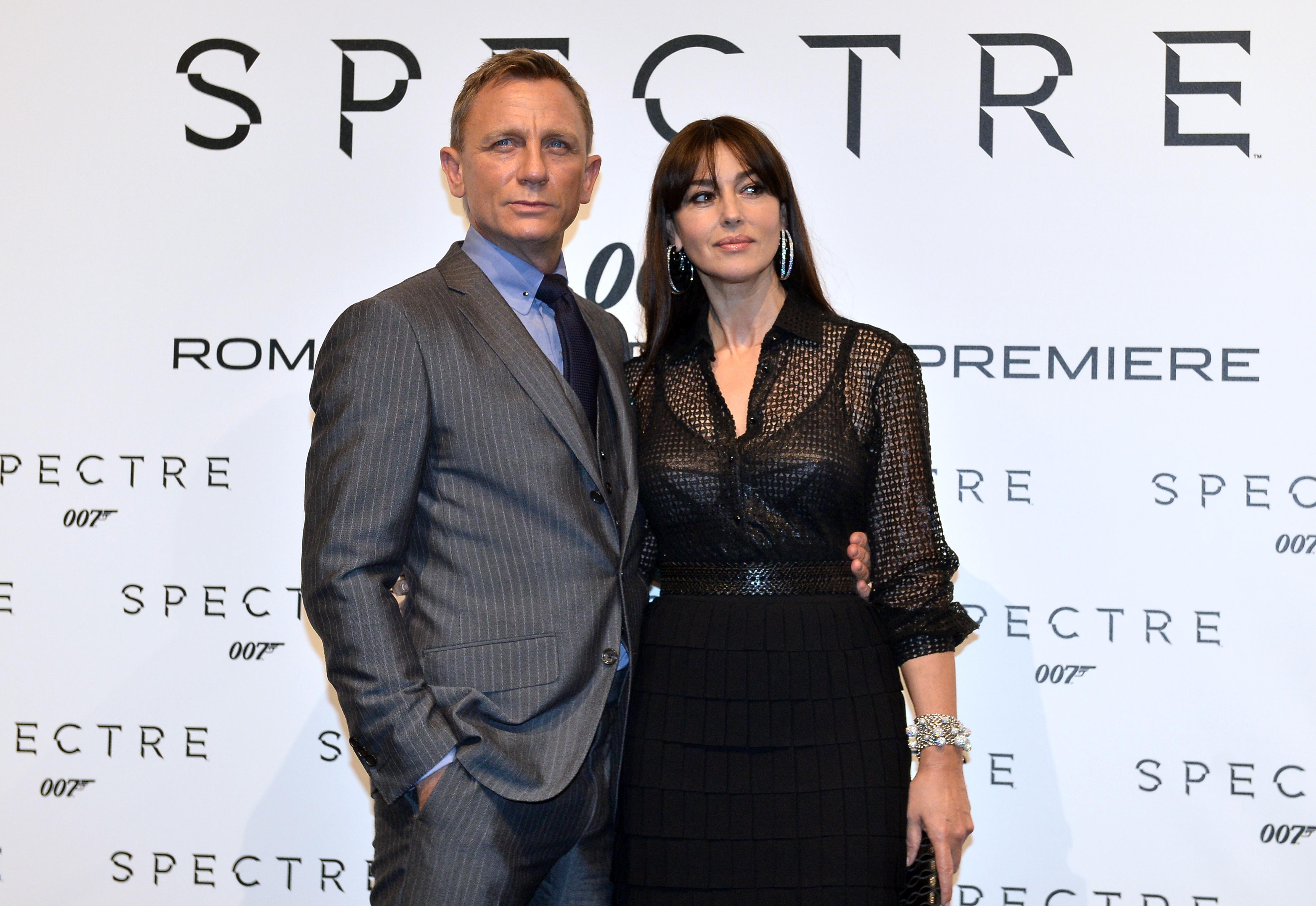 Daniel Craig e Monica Bellucci (Afp)