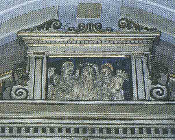 Padre eterno fra gli angeli (Luca della Robbia) - Chiesa Santa Chiara