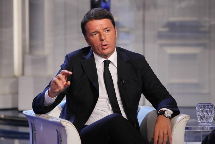 Il premier Matteo Renzi  - INFOPHOTO