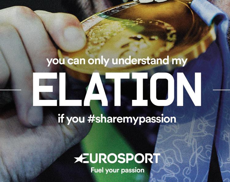 Tv: Eurosport annuncia una nuova era con brand identity 'Fuel Your Passion'