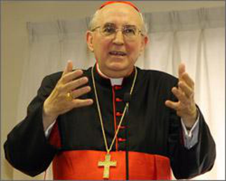 Il cardinale Agostino Vallini