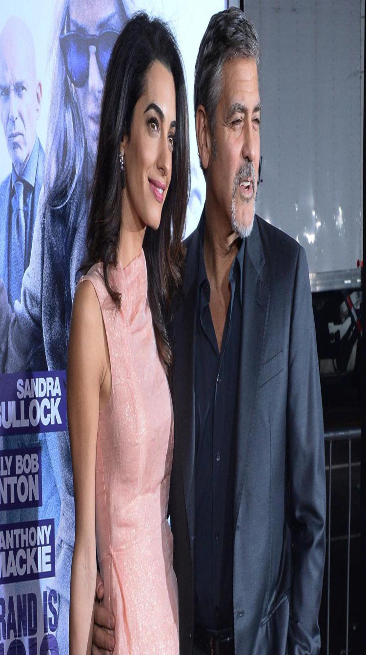 George Clooney e Amal Alamuddin  (Foto Infophoto) - INFOPHOTO