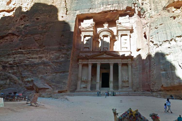 Il sito archeologico di Petra, in Giordania