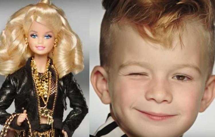 Anche i maschietti giocano con Barbie: Moschino ingaggia primo bambino per spot /Guarda