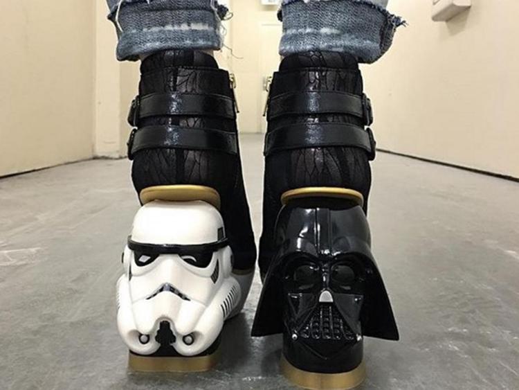 Le scarpe di Irregular Choice dedicate a 'Star Wars' (foto da Instagram)