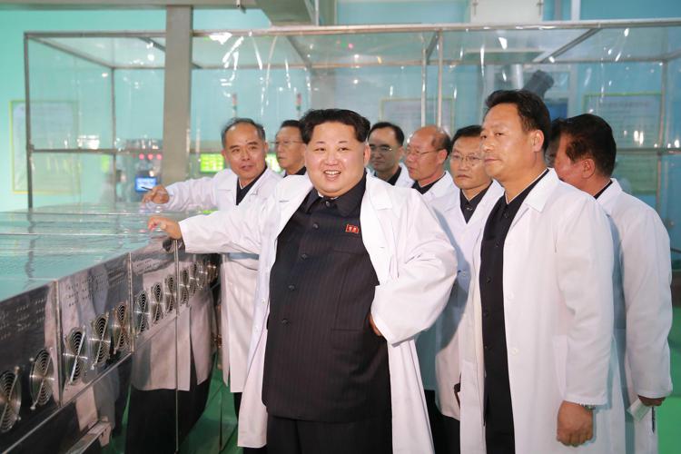Il leader della Corea del Nord Kim Jong Un (Foto Infophoto)  