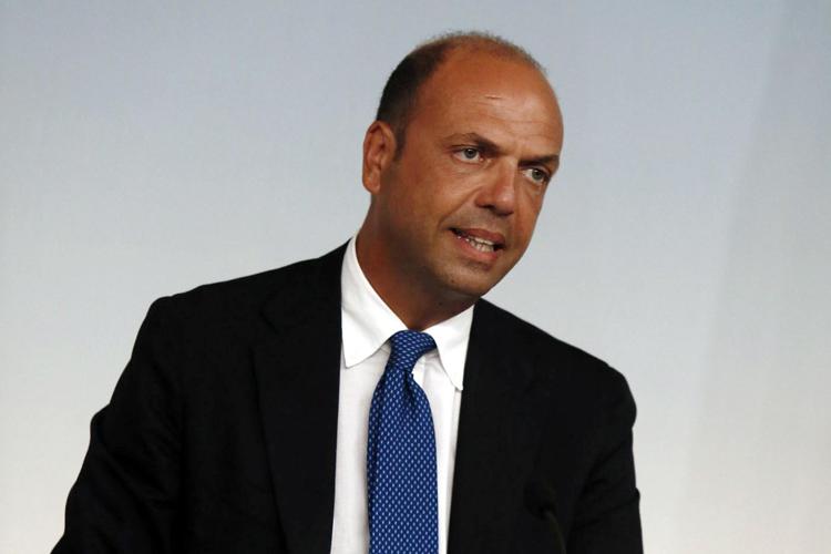 Il ministro  dell'Interno, Angelino Alfano. Fotogramma