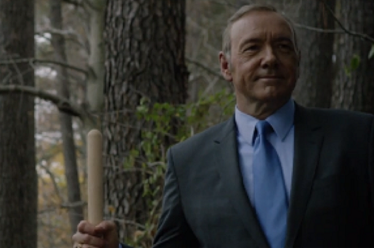 Kevin Spacey nel teaser della nuova stagione di 'House of Cards'/Twitter