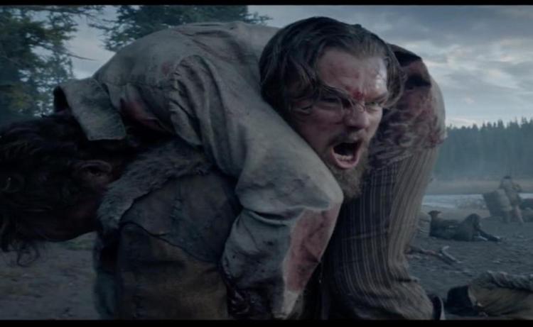 Leonardo DiCaprio in 'Revenant' (Fermo immagine dal trailer ufficiale)