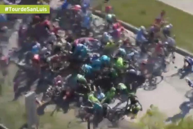 Tour de San Luis, brutta caduta per Malori: è in terapia intensiva /Video