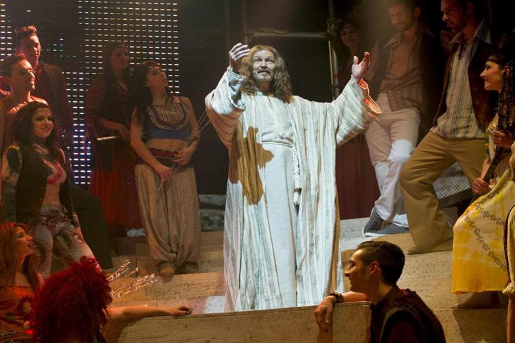 Ted Neeley in una scena di Jesus Christ Superstar' (Foto di Antonio Agostini)
