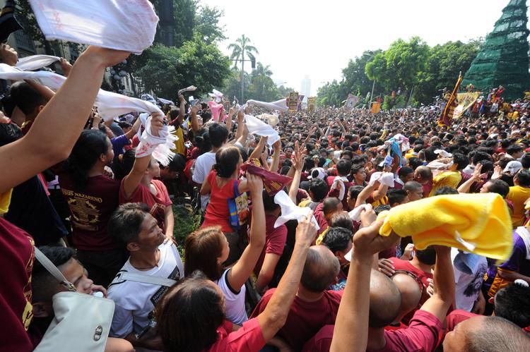 La processione del Nazareno nero nelle Filippine (Afp) - AFP