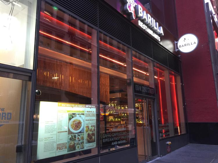 Enogastronomia: arriva prima vetrina interattiva al Barilla Restaurant di Manhattan