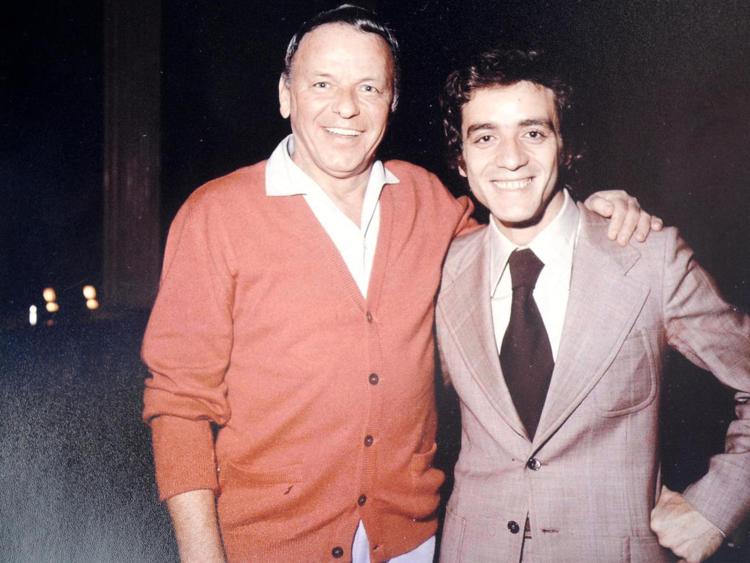 Mino Reitano con Frank Sinatra