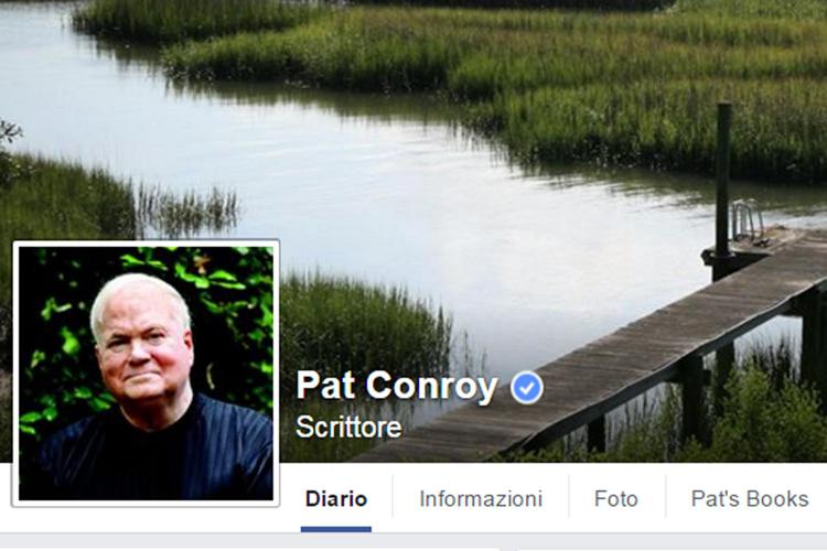 Il profilo Fb di Pat Conroy