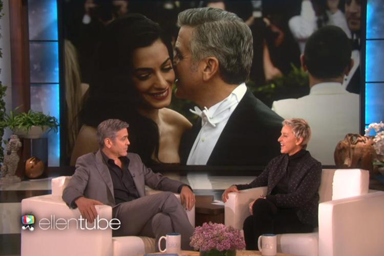 Clooney  ospite dell'Ellen DeGeneres Show