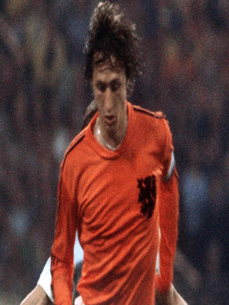 Johan Cruyff nel 1974 (Foto Afp)