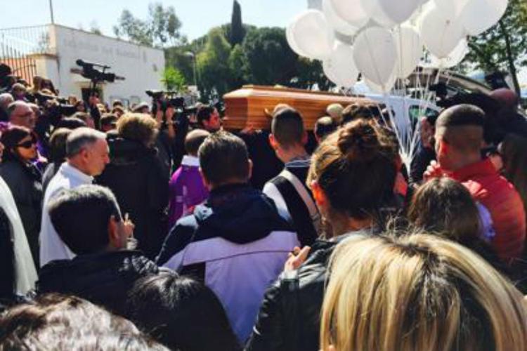 I funerali di Luca Varani (Foto AdnKronos) - ADNKRONOS
