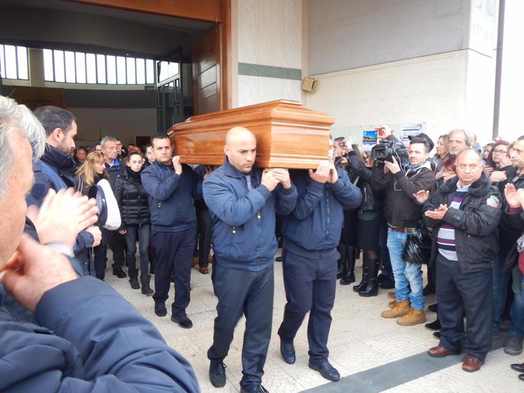 Il funerale di Salvatore Failla (Adnkronos)