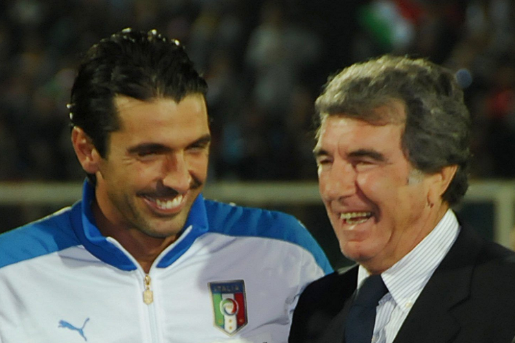 Gigi Buffon con Dino Zoff - (Foto Fotogramma)FOTOGRAMMA
