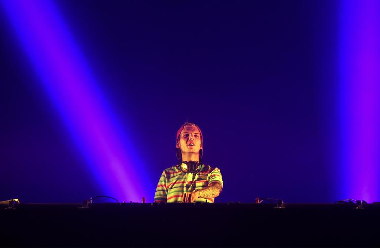 Lo show del DJ svedese Avicii (Tim Bergling) al Festival Sziget (AFP) - (AFP)