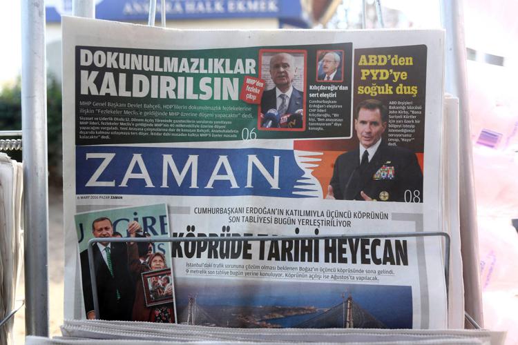 Il quotidiano turco Zaman (Afp)