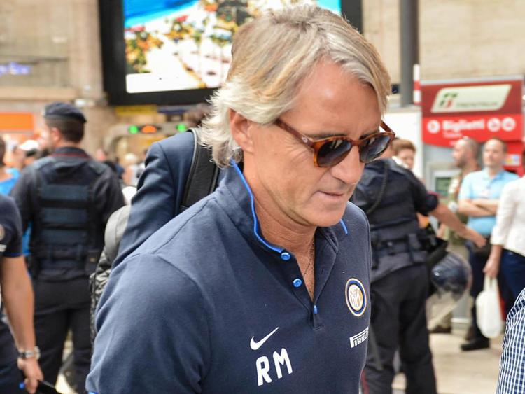 Il tecnico dell'Inter, Roberto Mancini (foto Fotogramma) - FOTOGRAMMA