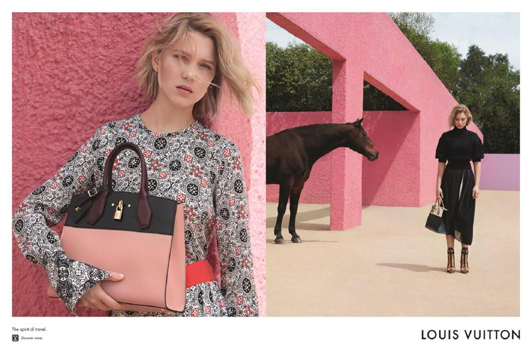 Una delle fotografie della nuova campagna Travel di Louis Vuitton