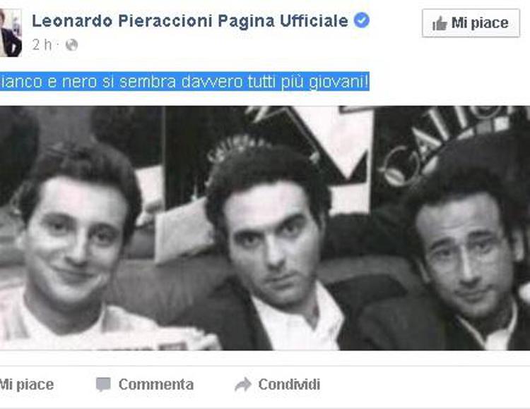 Dalla pagina Facebook di Leonardo Pieraccioni