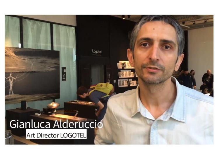 Gianluca Alderuccio, Art Director di Logotel, racconta in un video la mostra 