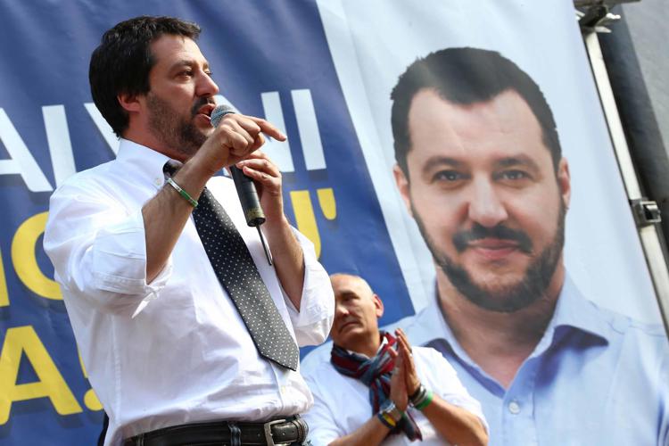 Matteo Salvini, (Fotogramma)