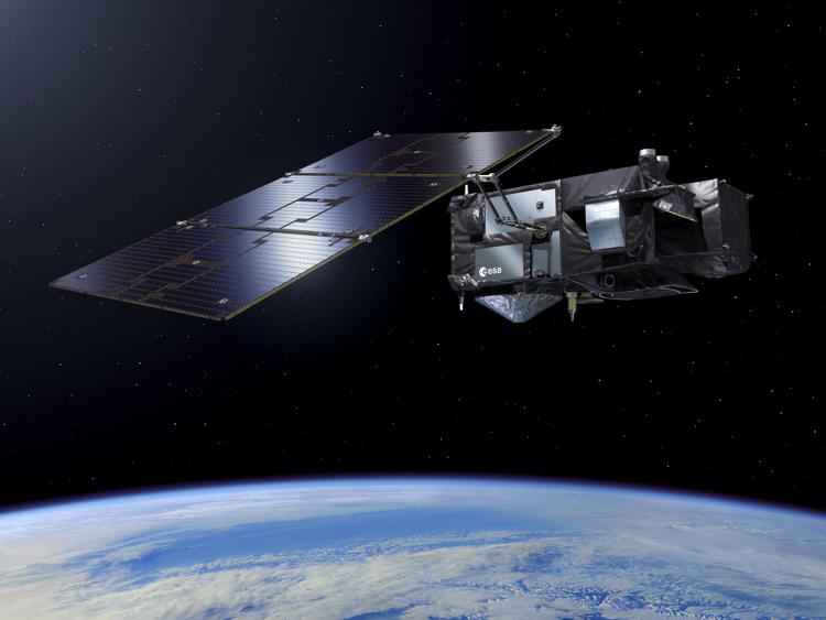 Il satellite Sentinel 3-A (Foto ESA) 