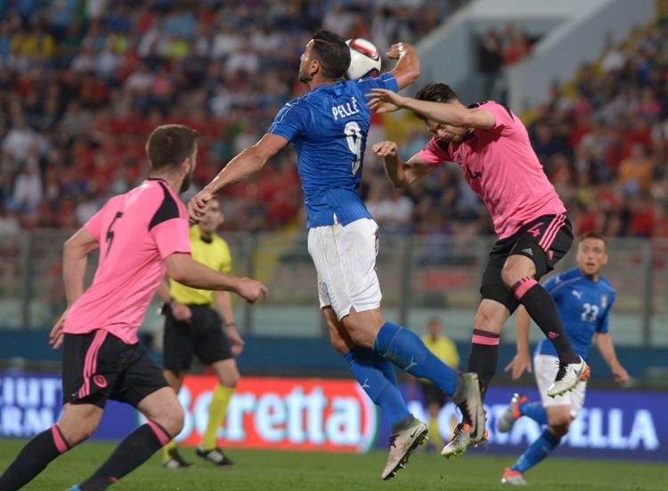 L'attaccante dell'Italia Graziano Pelle' (Foto Afp) - AFP