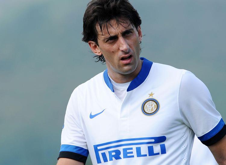 L'attaccante Diego Milito con la maglia dell'Inter (Fotogramma) - FOTOGRAMMA