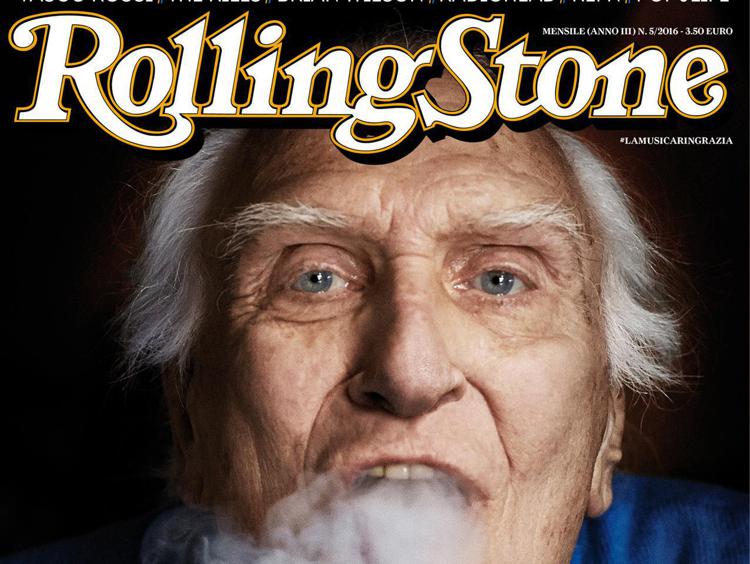 Marco Pannella sulla copertina di 'Rolling Stone'