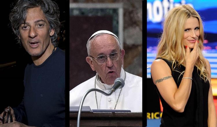 Papa Francesco, Fiorello e Michelle Hunziker i personaggi più amati dagli italiani