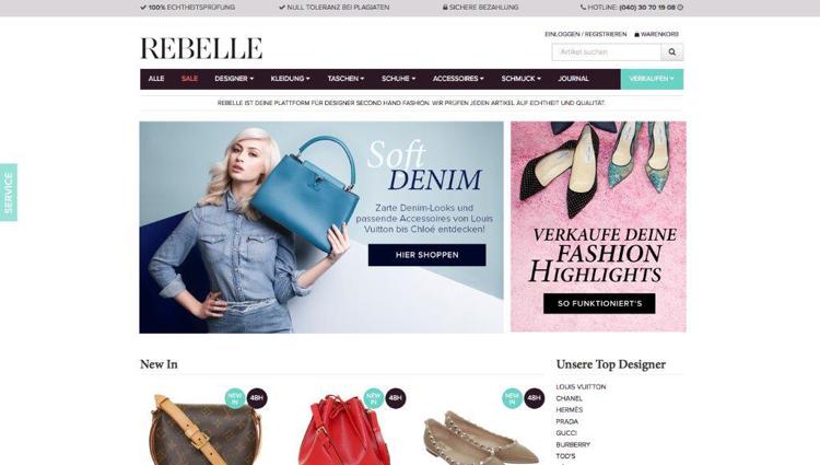 Rebelle.com, boutique di e-commerce second hand