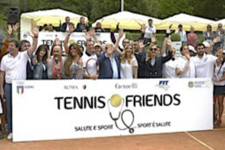 Un'immagine della scorsa edizione di 'Tennis & Friends'