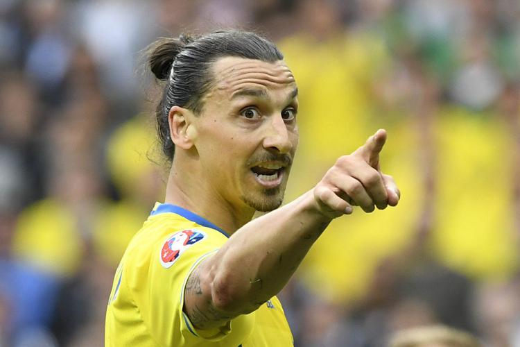L'attaccante svedese Zlatan Ibrahimovic - AFP