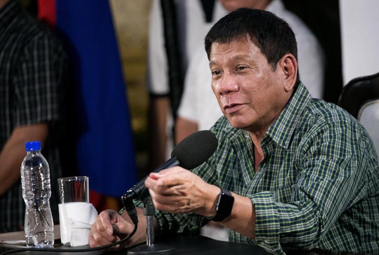 Il neopresidente delle Filippine Rodrigo Duterte (AFP PHOTO)  - (AFP PHOTO)
