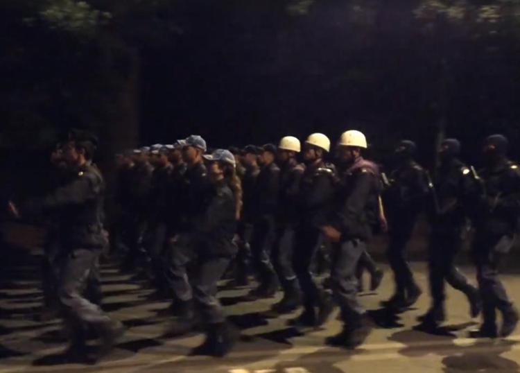 Un momento delle prove della parata del 2 giugno (Fermo immagine dal video)