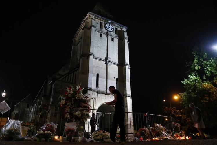 La chiesa di Saint-Etienne du Rouvray (AFP PHOTO) - (AFP PHOTO)