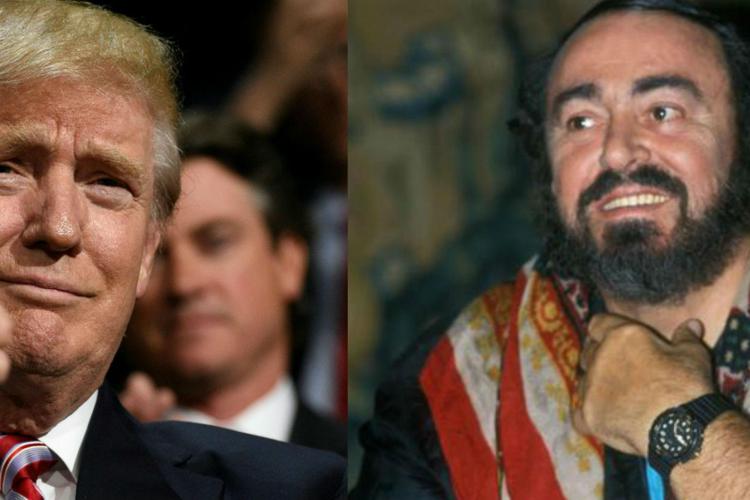 La famiglia Pavarotti contro Trump: 